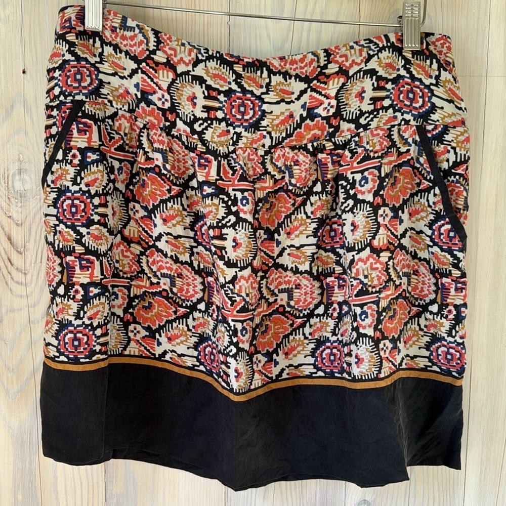 Comptoir Des Cotonniers Silk Skirt Size 8
